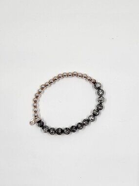 The Lace Project Beaded Stretch Bracelet